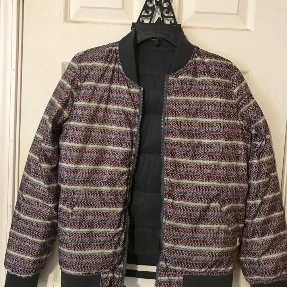 Vans Size Small Bomber Jacket Reversible - image 6